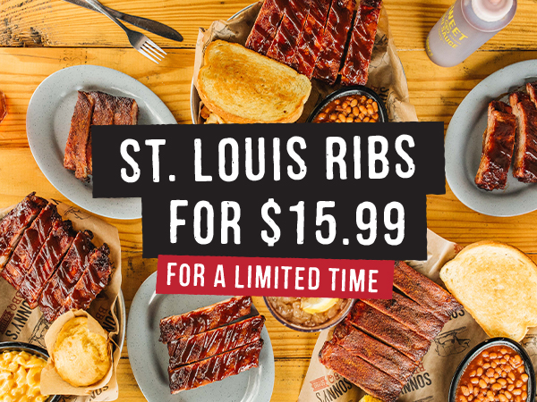 SPECIALLY PRICED ST. LOUIS RIBS
