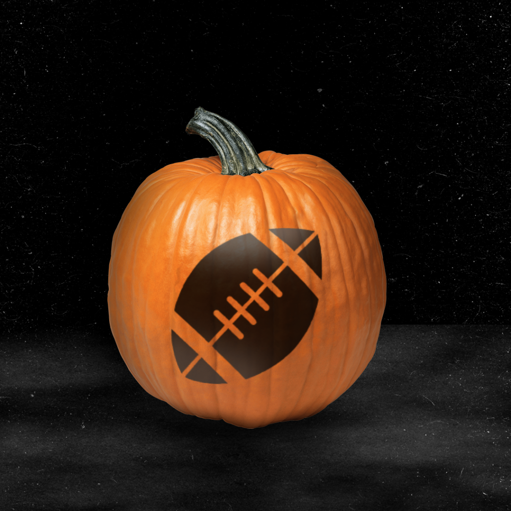 pumpkin football carving