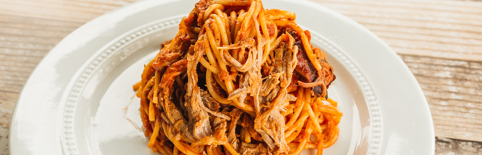 Pulled Pork Spaghetti