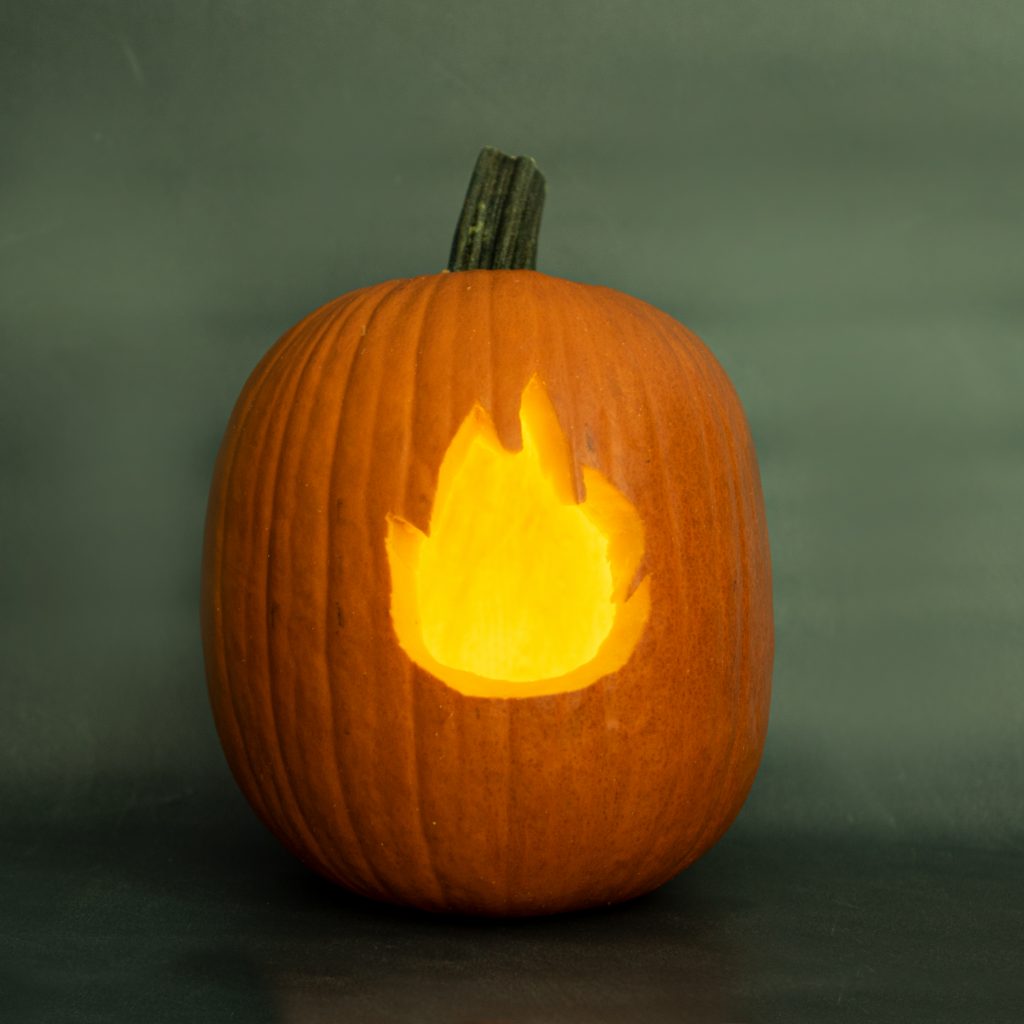 fire pumpkin carving stencils