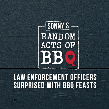 Sonny’s Recognizes Deserving Local Law Enforcement Heroes with #RandomActsofBBQ